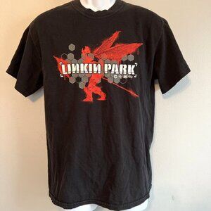 Linkin Park Concert Tour Black T-Shirt Medium Vintage